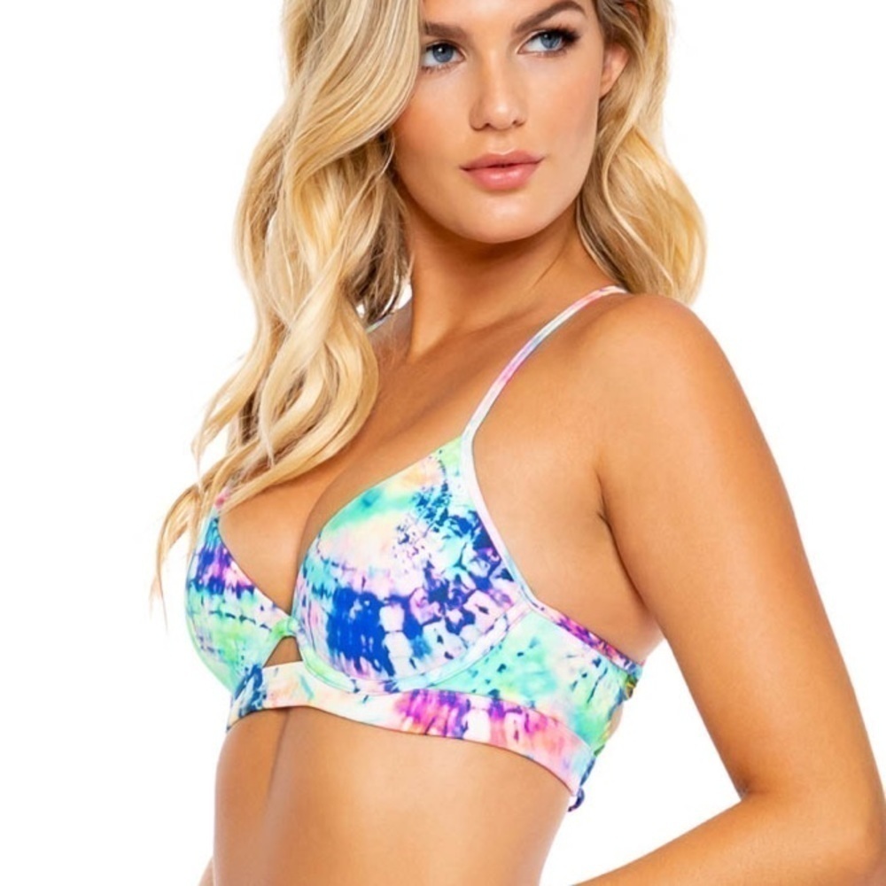 Luli Fama Celestial Dreams Halter Underwire Bikini Top